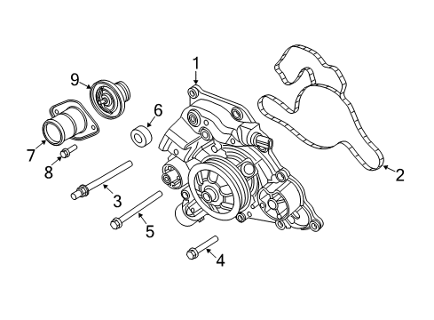 2011 Jeep Grand Cherokee Water Pump Diagram