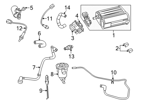 2008 Dodge Challenger Emission Components Diagram