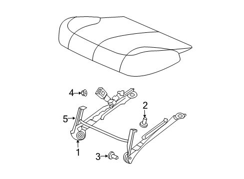 2005 Chrysler Pacifica Tracks & Components Diagram 3 - Thumbnail