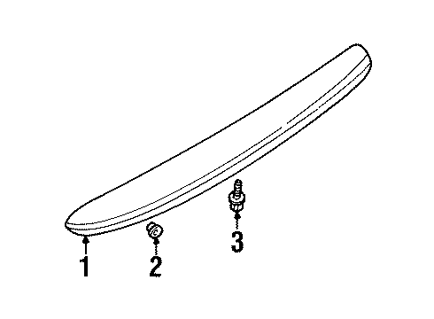 1999 Dodge Avenger Rear Spoiler Diagram