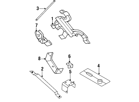 2002 Chrysler Prowler Radiator Support Diagram