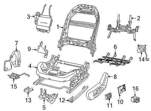 2015 Chrysler 200 Lumbar Control Seats Diagram