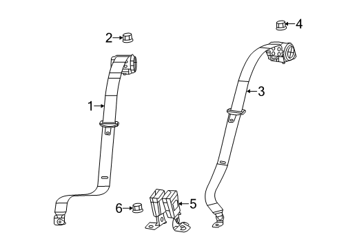 2013 Dodge Dart Seat Belt Diagram