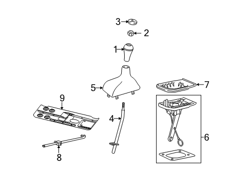 2008 Dodge Ram 2500 Shifter Trim Diagram