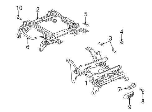 2003 Dodge Ram 2500 Tracks & Components Diagram
