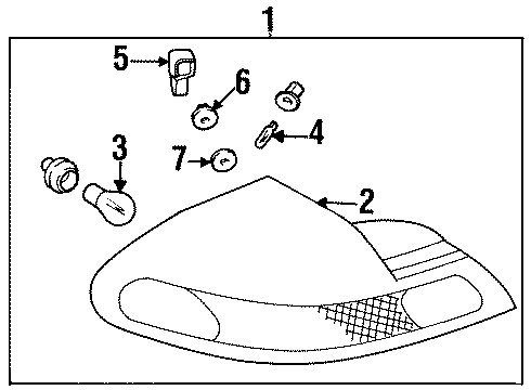 1999 Dodge Avenger Tail Lamps Diagram