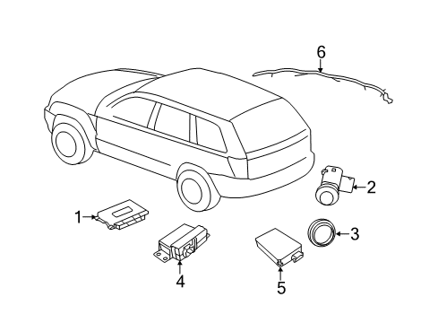 2011 Jeep Grand Cherokee Electrical Components Diagram