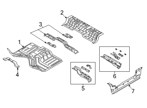 2022 Ram 2500 Floor Diagram 1 - Thumbnail