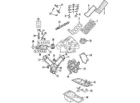 2007 Dodge Dakota Engine Parts & Mounts, Timing, Lubrication System Diagram 2 - Thumbnail