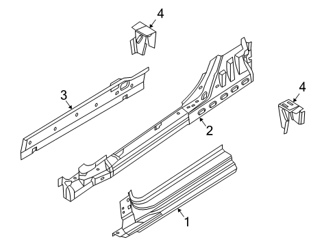 2005 Chrysler PT Cruiser Rocker Panel Diagram