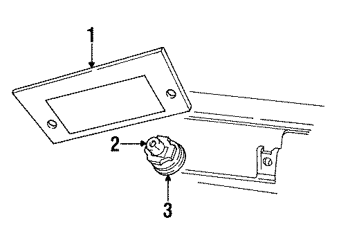 1995 Dodge Intrepid License Lamps Diagram