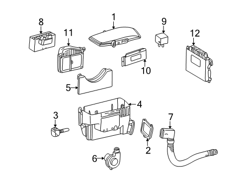 2004 Chrysler Crossfire Fuse & Relay Diagram