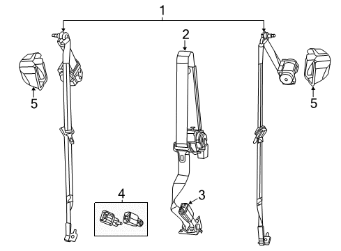 2019 Jeep Grand Cherokee Seat Belt Diagram