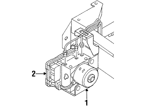 2001 Dodge Viper Anti-Lock Brakes Diagram 1 - Thumbnail