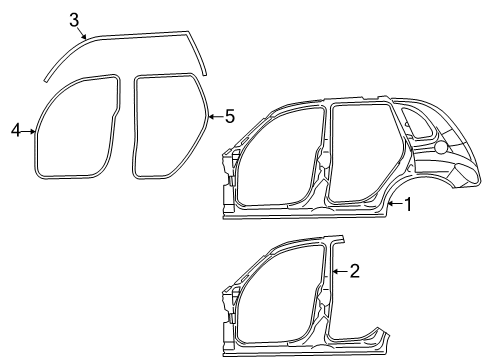 2001 Chrysler PT Cruiser Uniside Diagram 2 - Thumbnail