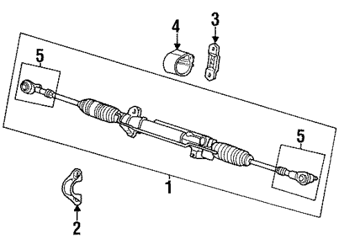 1998 Dodge Caravan Steering Column & Wheel, Shroud, Switches & Levers Diagram 3 - Thumbnail