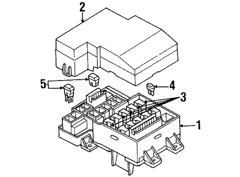 1999 Dodge Avenger Electrical Components Diagram