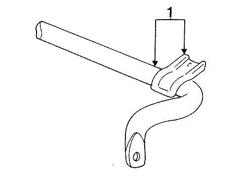 1999 Dodge Stratus Stabilizer Bar & Components - Front Diagram
