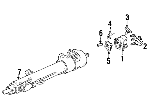 1990 Dodge W150 Housing & Components Diagram 1 - Thumbnail