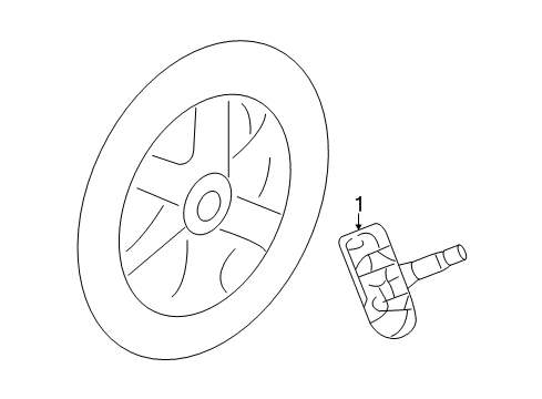 2007 Chrysler Sebring Tire Pressure Monitoring Diagram