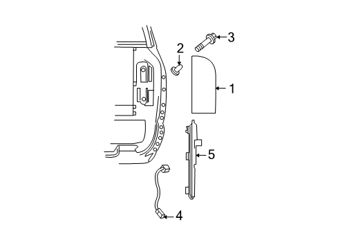 2003 Dodge Ram 2500 Tail Lamps Diagram