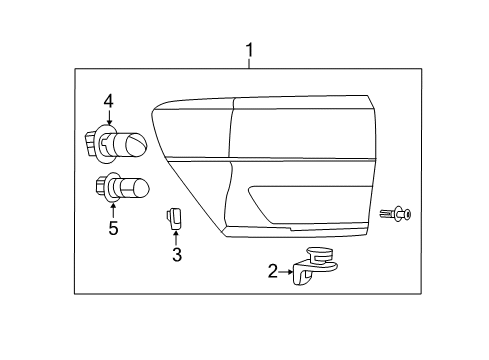 2013 Jeep Grand Cherokee Combination Lamps Diagram 1 - Thumbnail