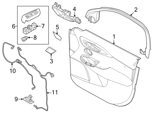 2024 Dodge Hornet Front Door Diagram