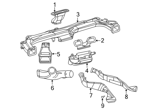 2005 Dodge Stratus Ducts Diagram