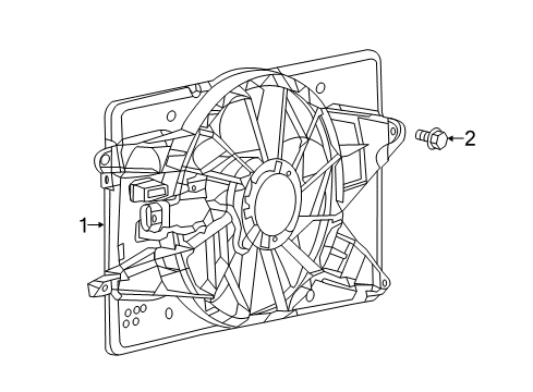 2013 Dodge Dart Cooling System, Radiator, Water Pump, Cooling Fan Diagram