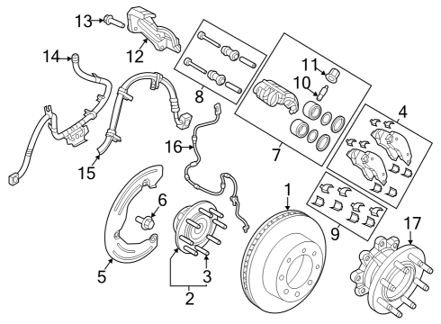 2021 Ram 3500 Front Brakes Diagram 2 - Thumbnail