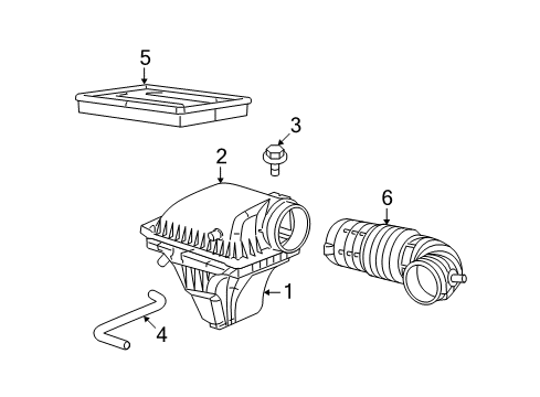 2008 Dodge Challenger Air Intake Diagram