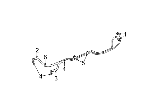 2003 Jeep Wrangler Trans Oil Cooler Diagram 1 - Thumbnail