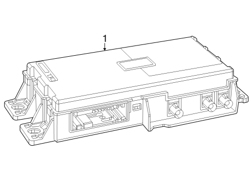 2020 Jeep Gladiator Communication System Components Diagram