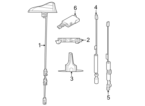 2024 Dodge Hornet Antenna & Radio Diagram