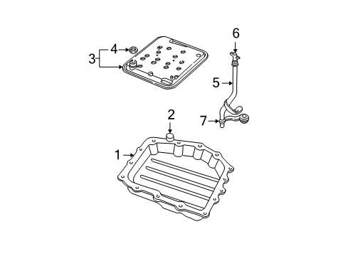 2002 Chrysler Sebring Automatic Transmission, Maintenance Diagram 1 - Thumbnail