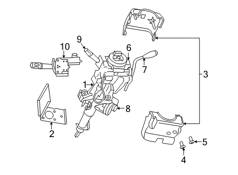 2009 Chrysler Aspen Gear Shift Control - AT Diagram 2 - Thumbnail