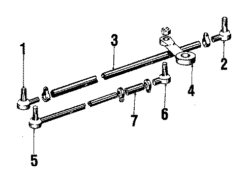 1985 Jeep CJ7 Steering Column & Wheel, Steering Gear & Linkage Diagram 3 - Thumbnail