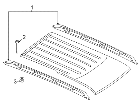 2009 Chrysler Aspen Luggage Carrier Diagram