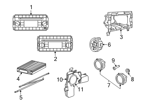 2009 Chrysler Aspen Sound System Diagram