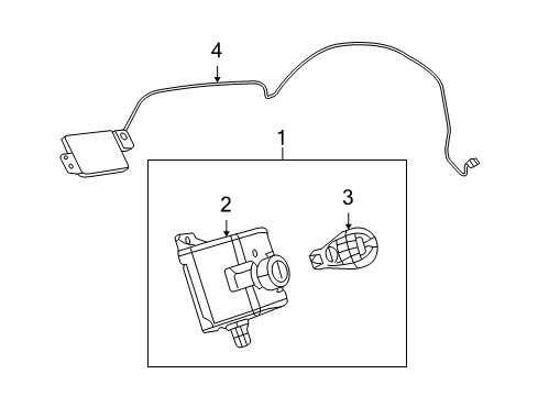 2009 Dodge Journey Keyless Entry Components Diagram