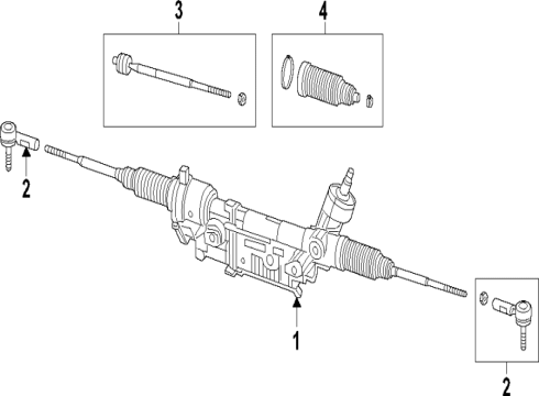 2024 Jeep Grand Wagoneer Steering Gear & Linkage Diagram 2 - Thumbnail