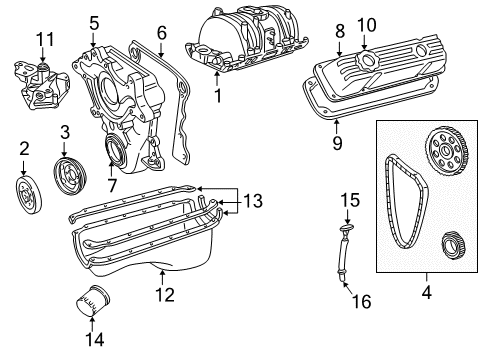 1995 Dodge B2500 Filters Diagram 3 - Thumbnail