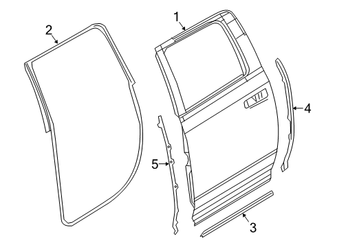 2022 Ram 3500 Door & Components Diagram