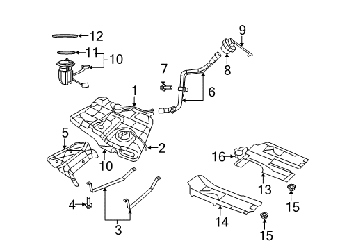 2008 Dodge Avenger Fuel Supply Diagram