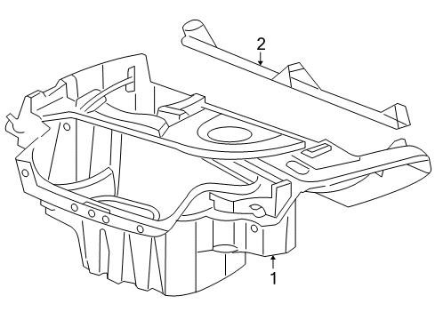 2006 Dodge Viper Rear Floor & Rails Diagram