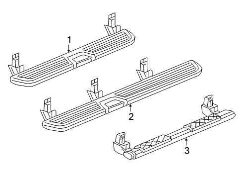 2022 Ram 2500 Running Board Diagram 2 - Thumbnail