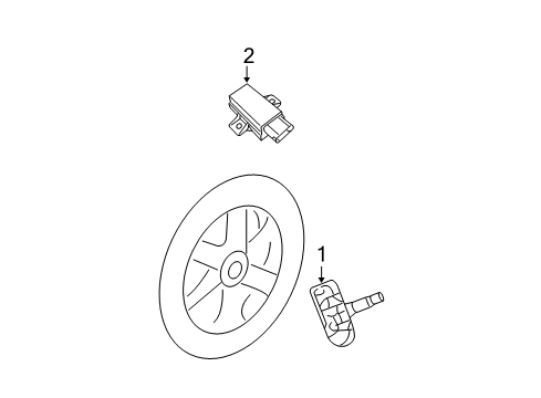 2008 Dodge Avenger Tire Pressure Monitoring Diagram