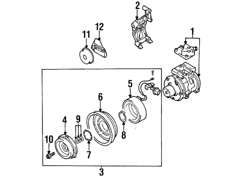 1999 Dodge Avenger Belts & Pulleys, Maintenance Diagram 1 - Thumbnail