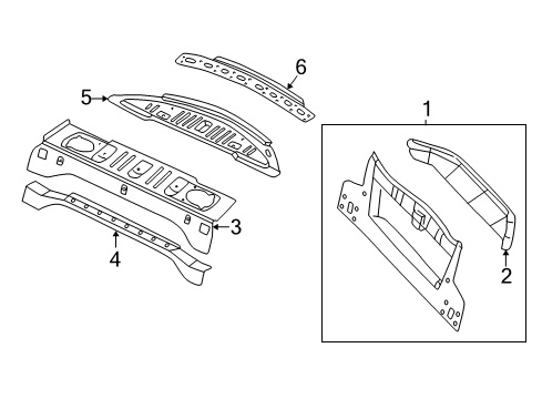 2000 Dodge Intrepid Rear Body Diagram