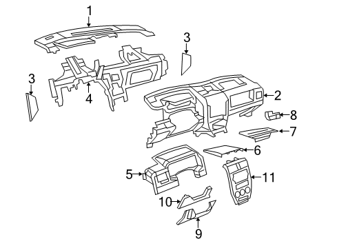 2008 Jeep Patriot Instrument Panel Diagram